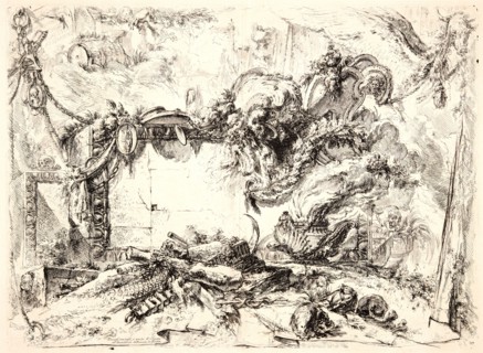 Giovanni Battista Piranesi (Italian, 1720 - 1778). The Monumental Tablet, ca. 1745. From Grotteschi