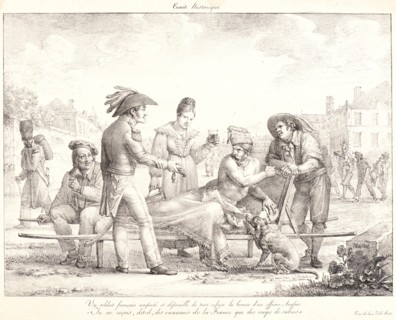 Jean Henri Marlet (French, 1771 - 1847). Un soldat franÃ§ais amputé..., ca. 1820. From Trait