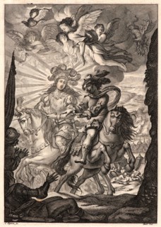 Abraham Bosse (French, 1602-1676) after Claude Vignon (French, 1593 - 1670). The Parting of Joan