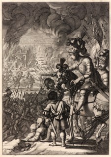 Abraham Bosse (French, 1602-1676) after Claude Vignon (French, 1593 - 1670). The Capture of the