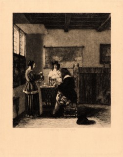 Daniel Charles Marie Mordant (French, 1853 - 1914) after Pieter de Hooch (aka Pieter de Hooghe,