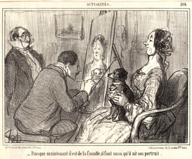 Honoré Daumier (French, 1808 - 1879). Puisque maintenant il est de la famille..., 1856. From
