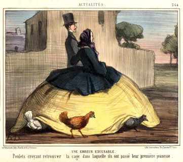 Honoré Daumier (French, 1808 - 1879). Une Erreur Excusable, 1857. From Actualités. Lithograph on