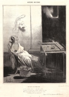 Honoré Daumier (French, 1808 - 1879). The Nights of Penelope (Les Nuits de Penelope), 1842. From