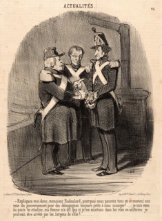 Honoré Daumier (French, 1808 - 1879). Expliquez-moi-donc, monsieur Badoulard..., 1851. From