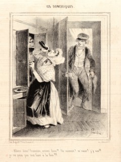 Anonymous (French). Allons donc! Francoise, arrivez donc!!..., ca. 1840-1850. From Les Domestiques.
