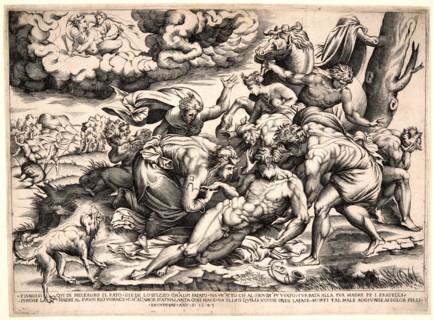Nicolas Béatrizet (French, born 1507 or 1515, died ca. 1565) after Francesco Salviati (Italian,