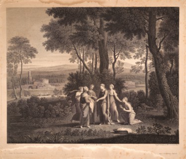 Nicolas Poussin (French, 1594 - 1665). Untitled (Moses and Pharoah's daughter), 19th century.