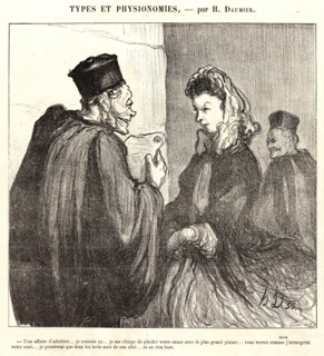 Honoré Daumier (French, 1808 - 1879). An Adulterous Affair. I know about thatâ€î I will plead your