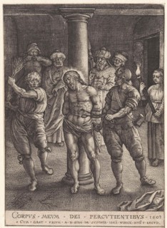 Flagellation of Christ, Johannes Wierix, 1603
