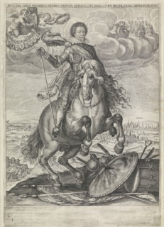 Equestrian Portrait of Frederick Henry, Prince of Orange, Crispijn van de Passe (I), 1632