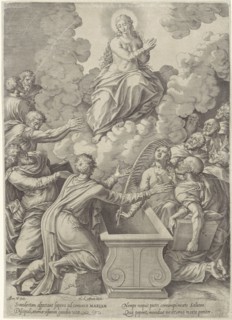 Assumption of Mary, Hieronymus Wierix, Hans Liefrinck (I), 1563 - before 1573