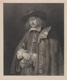 Portrait of Jan Six, Johann Wilhelm Kaiser (I), Rembrandt Harmensz. van Rijn, 1823 - 1900