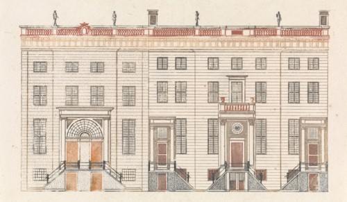 Amsterdam canal houses on the Keizersgracht 738-730, The Netherlands, Anonymous, Cornelis Danckerts