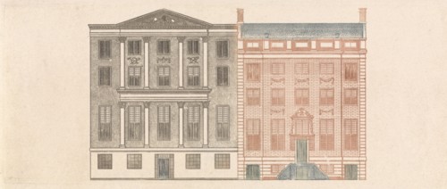 Amsterdam canal houses along the Herengracht 412 and 472, The Netherlands, Anonymous, Cornelis
