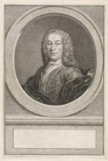 Portrait of Pieter van de Poll, print maker: Jacob Houbraken, 1747 - 1759