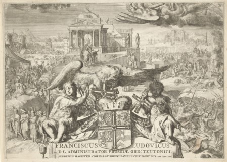 History and work of the Teutonic Order; coat of arms of the Grand Master of the Order, Romeyn de