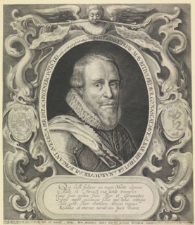Portrait of Maurice, Prince of Orange, Willem van de Passe, Crispijn van de Passe (I), 1580 - 1637