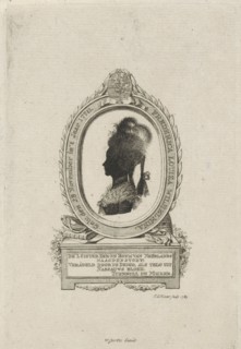 Silhouette Portrait of Louise, Princess of Orange-Nassau, Jan Gerritsz. Visser, William Pieter