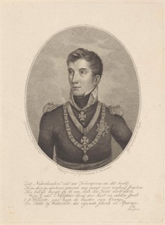 Portrait of William II, the future King of the Netherlands, as crown prince, Dirk Sluyter, J.