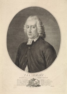 Portrait of Jan Scharp, Mathias de Sallieth, Willem Bilderdijk, 1789 - 1791