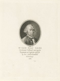 Portrait of Isaac Gale Gales, FranÃ§ois Joseph Pfeiffer (I), 1787