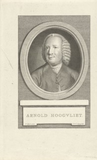 Portrait of Arnold Hoogvliet, print maker: Pieter Willem van Megen, Nicolaas Reyers, 1760 - 1785