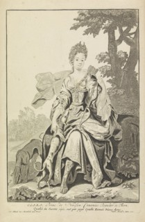 Portrait of Clara Juliana, Countess of Nassau-Siegen, Anonymous, Pieter Schenk (I), unknown, c.