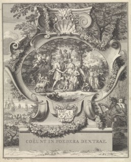 Allegory on the occasion of the marriage of Jacob Alewijn Ghijzen and Perina Vorsterman, Bernard