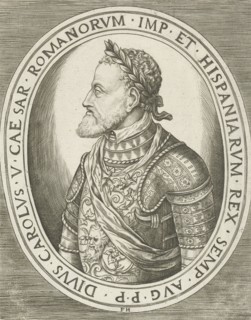 Portrait of Charles V of Habsburg, Frans Huys, Hieronymus Cock, 1546 - 1562