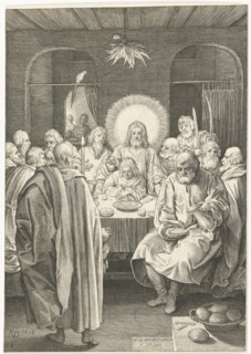 Last Supper, Nicolaes de Bruyn, 1618
