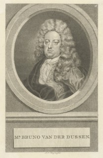 Portrait of Bruno van der Dussen, print maker: Lambertus Antonius Claessens, c. 1792 - c. 1808