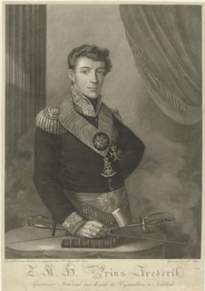 Portrait of Frederick, Prince of the Netherlands, Dirk Sluyter, Harmanus Langerveld, 1817
