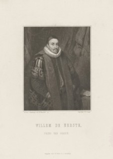Portrait of William I, Prince of Orange, Johannes Philippus Lange, Koenraad Fuhri, 1837-1855