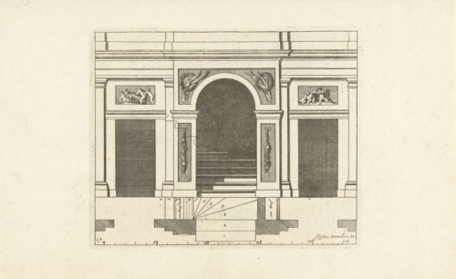 Wall Composition in the form of triumphal arch, interior, decoration, design, ornament, ornamental,