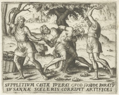 Stoning of the Elders, Abraham de Bruyn, 1570