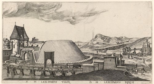 In and around the city of Danzig Series of 14 numbered prints, Aegidius Dickmann, Frederik de Wit,