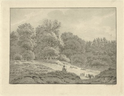 Landscape at Overveen, The Netherlands, Jan Evert Grave, 1769-1805