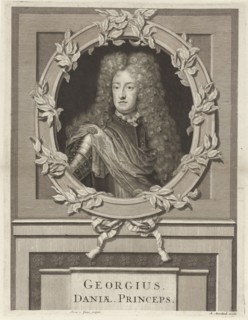 Portrait of George, Prince of Denmark, Pieter van Gunst, Matthijs van Marebeek, 1659 - 1699