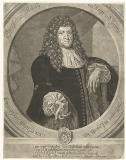 Portrait of Theophilus Milich at the age of 72, Pieter van den Berge, 1689-1692