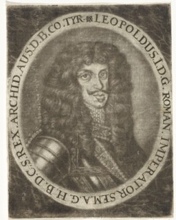 Portrait of Emperor Leopold I, Abraham Bloteling, 1660 - 1690