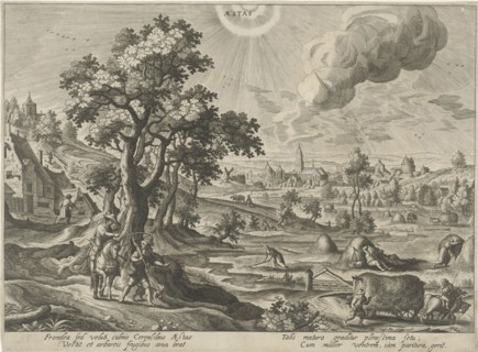 Summer, Hendrick van Schoel, Justus Sadeler, 1595 - 1622