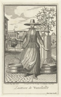 Milkmaid from Waterland, Pieter van den Berge, Pieter Persoy, Jaques Le Moine de lâ€ôEspine, 1669 -