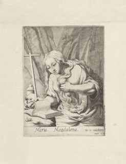 Penitent Mary Magdalene reading, Anonymous, 1618