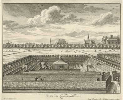 Labyrinth at Gunterstein, Breukelen, Joseph Mulder, Willem Swidde, Jaques Le Moine de lâ€ôEspine,