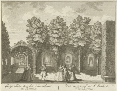 View of the Sterrenbos in the garden of House ter Meer in Maarssen, The Netherlands, Hendrik de