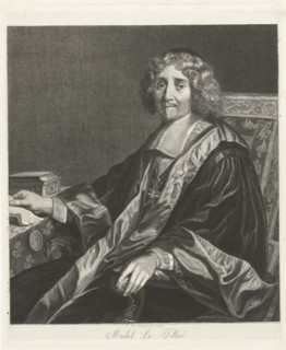 Portrait of Michel Le Tellier, Friedrich Wilhelm Burmeister, 1855-1915