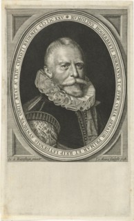 Portrait of Rombout Hogerbeets, Jacob van Meurs, 1648