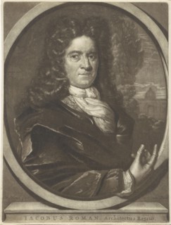 Portrait of Jacob Pietersz. Roman, print maker: Pieter Schenk I, Anonymous, 1670 - 1713