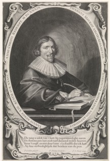 Portrait of Hendrik Meurs, Paulus Pontius, Joost van den Vondel, 1639